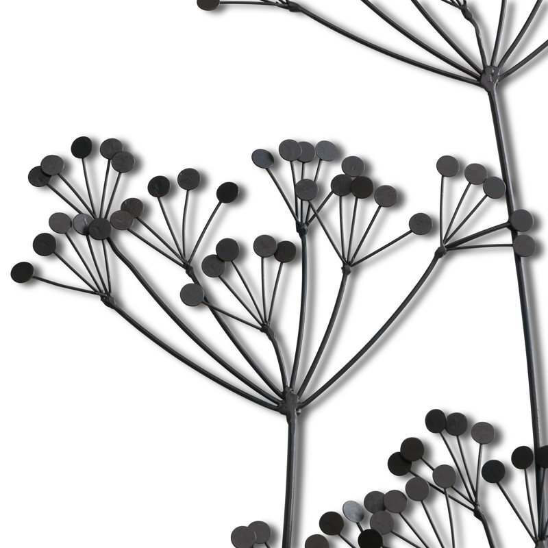 Fleurs de prairie abstraites, 43,25 po