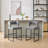 Upholstered 26'' Counter Stool with Metal Frame (Set of 2)-681237187-681283596