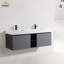 Ensemble de meuble-lavabo double 60 po-72960829