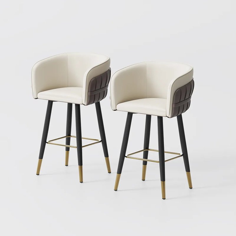 Vera - 30'' Modern Bar Height Bar Stools Set Of 2