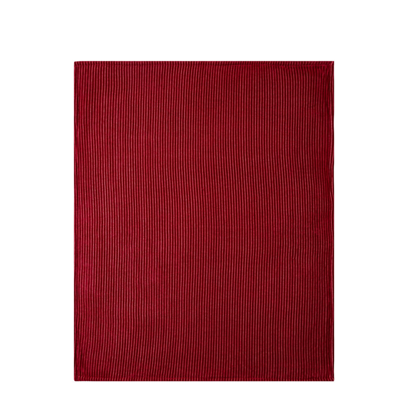 Hand Woven Throw Blanket, Red