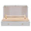 Lit escamotable avec grands tiroirs, cadre de lit escamotable-1283118747-1283118748