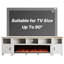 Meuble télé avec foyer électrique pour téléviseur de 88 po ou moins Gaberiel-518049862