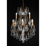 9 - Light Candle Style Empire Chandelier