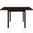 Cappuccino Dining Table with Drop Extension Leaf