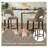  Bisto Faux Leather Upholstered Counter Height Bar Stool With Solid Wood Legs Set of 4-419316816-419316819