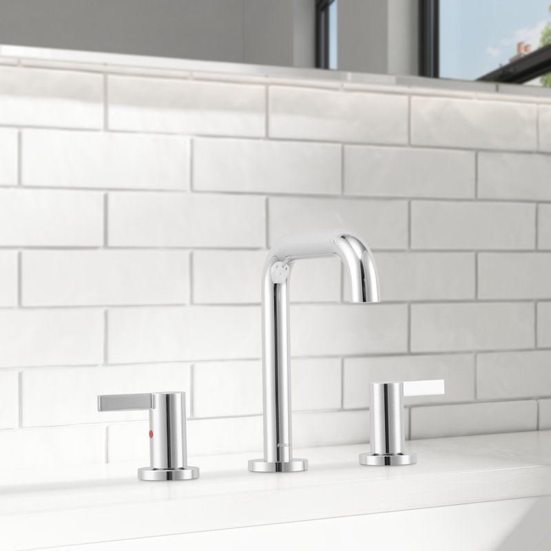 Electra Polished Chrome Widespread 2-Handle Bathroom Faucet