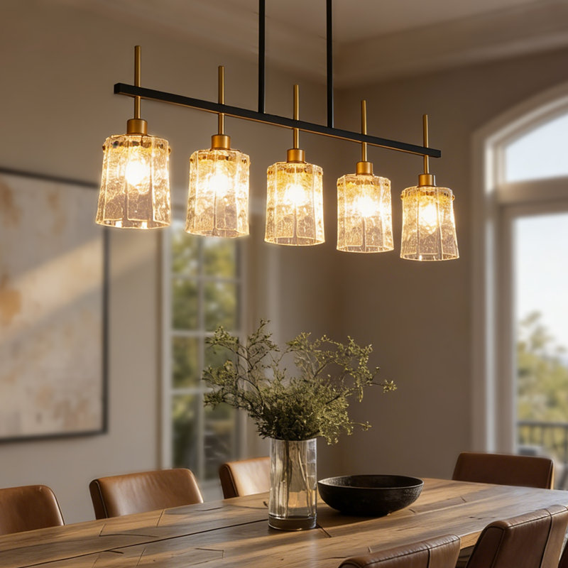 Îlot de cuisine à 5 lumières Farmhouse Chandelier