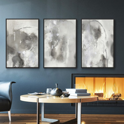 Ensemble de 3 pièces mystiques I encadrées sur toile