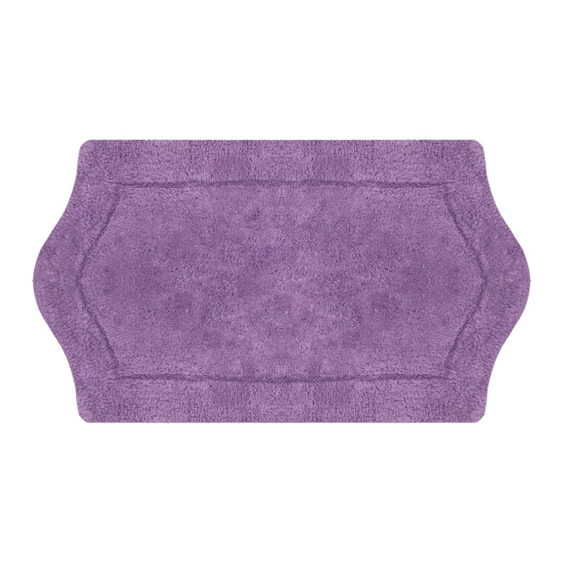 Tapis pour salle de bain Morissette, L 24 po x L 40 po, Mauve