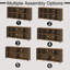 76cm H x 160cm W Metal Cube Bookcase-1107924826