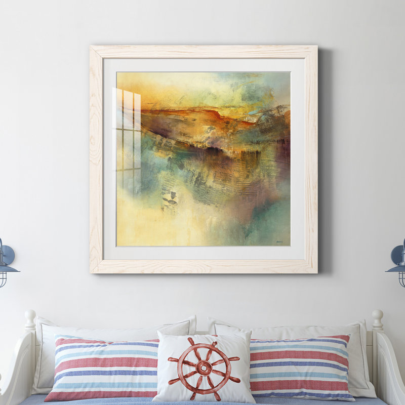 Canyon Zephyr - peinture encadrée, H 35,5 po x l 35,5 po x P 1,5 po, Papier blanc