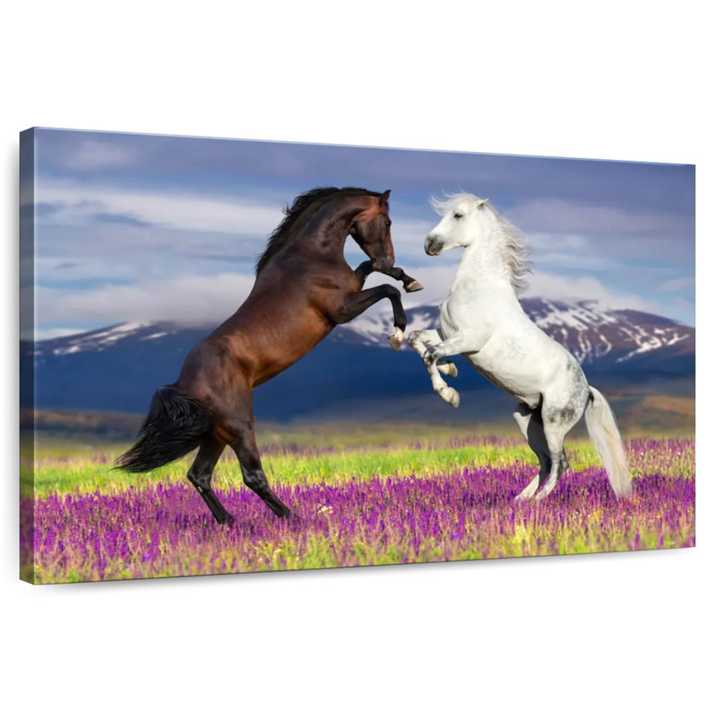 Brampt Playful Horses, 26" H x 39" W