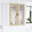 Vidaxl Kitchen Wall Cabinet Brown Oak 60 X 31 X 100 Cm Engineered Wood-121217939-121217938