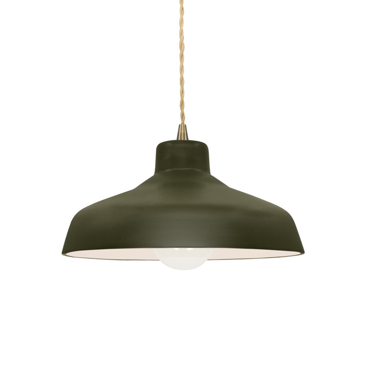 Fallon Single Light Ceramic Dimmable Pendant