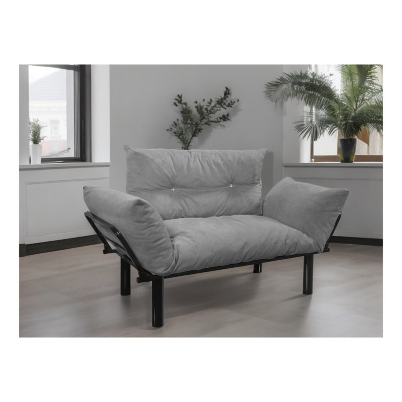 Causeuse Ada, une option de siège confortable et pratique pour les petits espaces de vie et les chambres à coucher avec des caractéristiques d'assemblage facile
