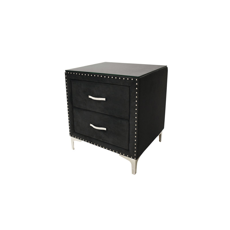 Fulk BLACK Nightstand
