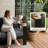 Outdoor Aluminum Furniture Set with Coffee Table, Modern Patio Conversation Sets for Porch, Backyard-1876574922