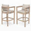 Tabourets d'extérieur, ensemble de 2