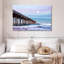 Plein lune au-dessus de Scripps Pier-2057280327