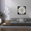 «Epic Graffiti», "Mini Abstract Rosette 4" par Chariklia Zarris, art mural sur toile, 37 po x 37 po
