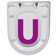 VidaXL Toilet Seat Soft Close Toilet Seat with Quick-release Design Square