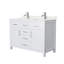 Meuble-lavabo double autoportant 48 po avec plateau en marbre Beckett-61870880-61870886-61870883