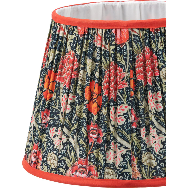 Empire Cotton Lamp Shade ( Uno ) in Red, 21" H x 30" W x 30" D