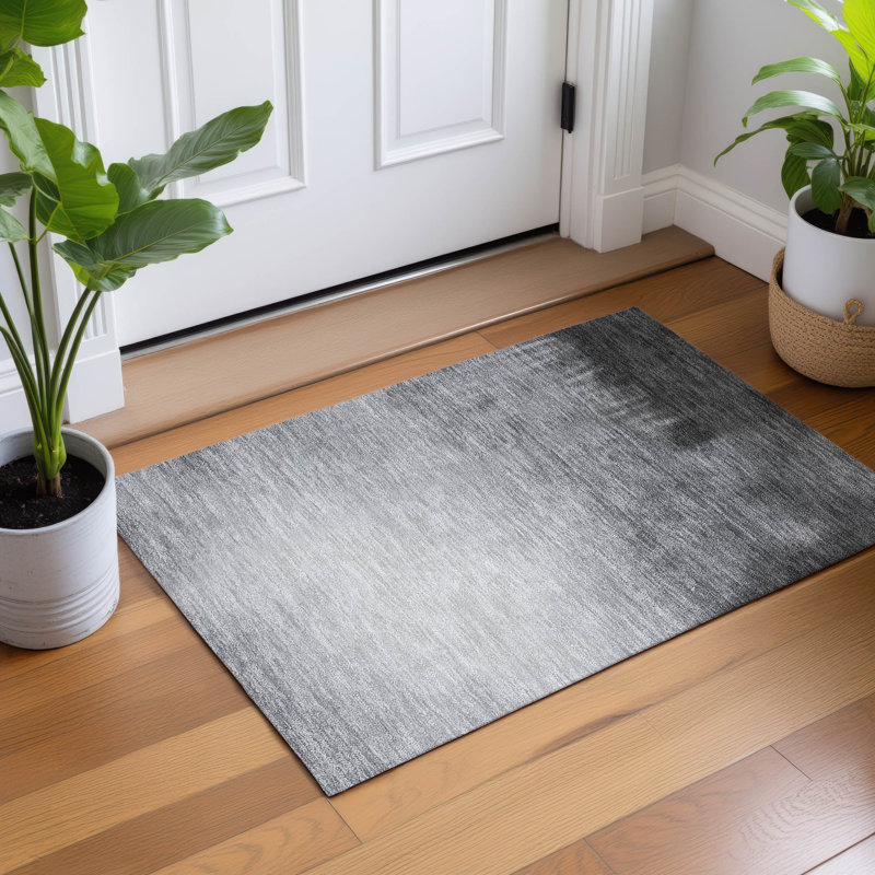 Machine Washable Indoor/Outdoor Magruder ACN2420 Abstract Rug, Rectangle 1'8" x 2'6"