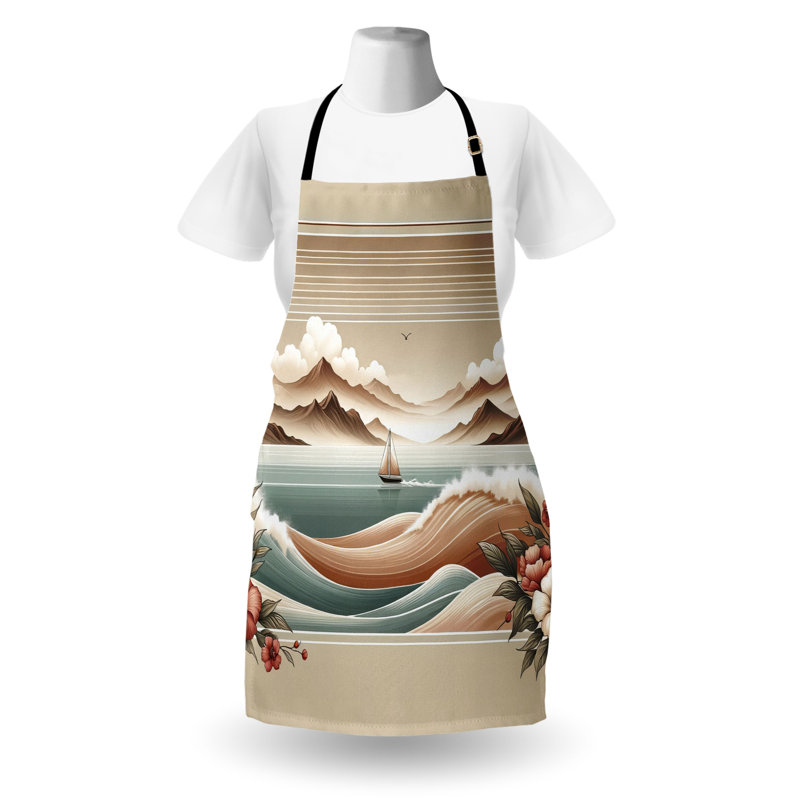 No Pattern Bib Apron