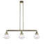 Luminaire suspendu linéaire à 3 lumières pour îlot de cuisine Chesterville-861402019-859137468-859137469