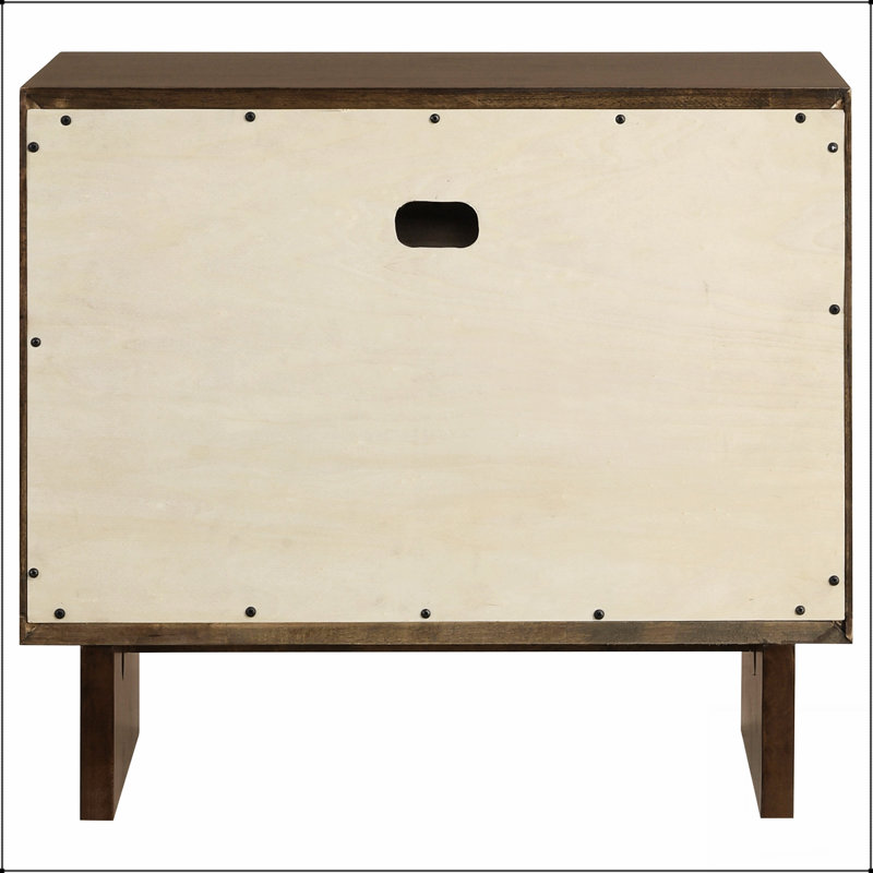 Table de chevet à 2 tiroirs Hemlock