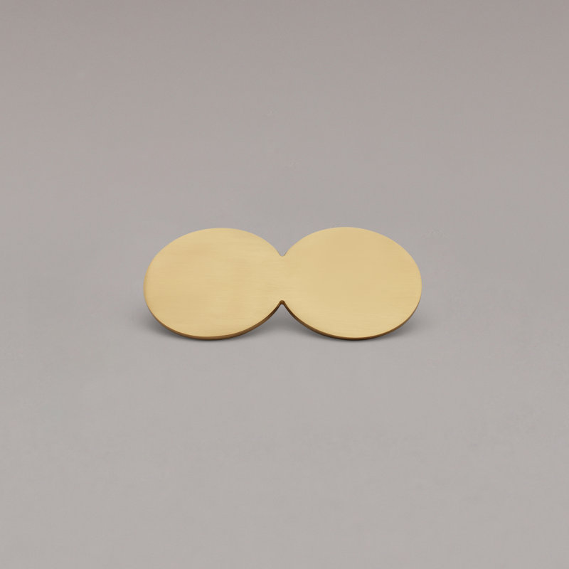 Duo 3” Pull, Satin Brass