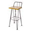 Tabouret en bois et métal DENALI INDUSTIAL
