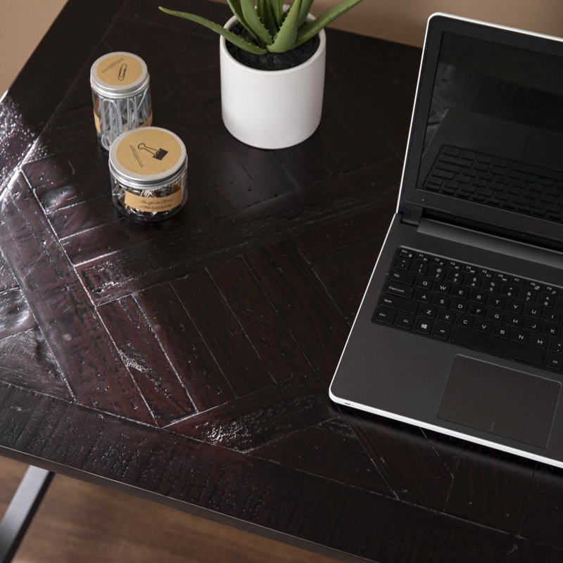 Lawrenny Adjustable Computer Desk, Black