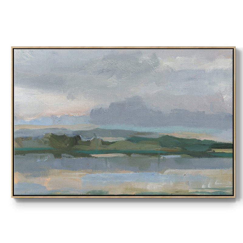 Twilight Vista Study II, reproduction d'art sur toile, H 17 po x l 25 po x P 2 po, Naturel