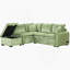 Canapé-lit modulaire convertible en L 82,67 po-1671209635