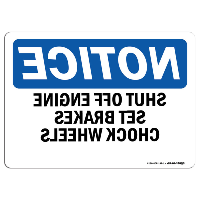 Notice Sign