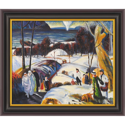 Neige de pâques-impression sur toile
