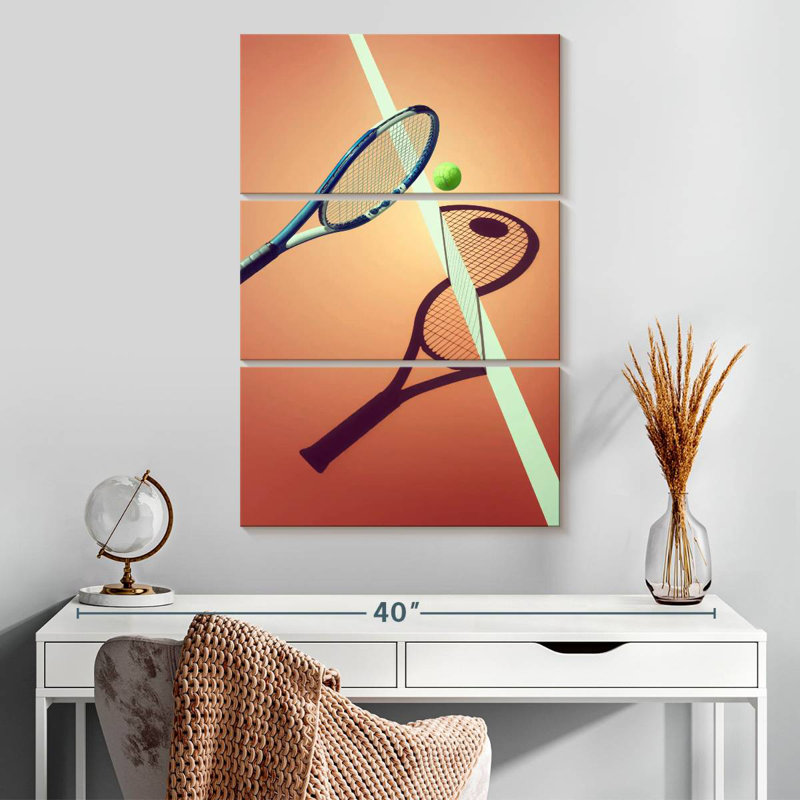 Ombre de jeu de tennis Sireci, H 32 po x l 20 po