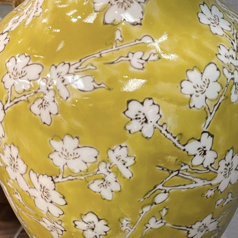 Handmade Ceramic Table Vase, Yellow
