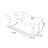 Modern rectangular desk-624893980