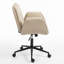 Chaise de bureau ergonomique rembourrée en polyuréthane avec accoudoirs réglables