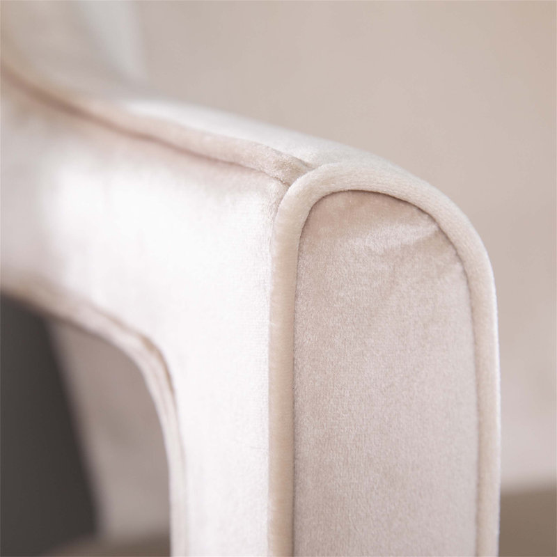 Chaise d'appoint rembourrée Eldermain