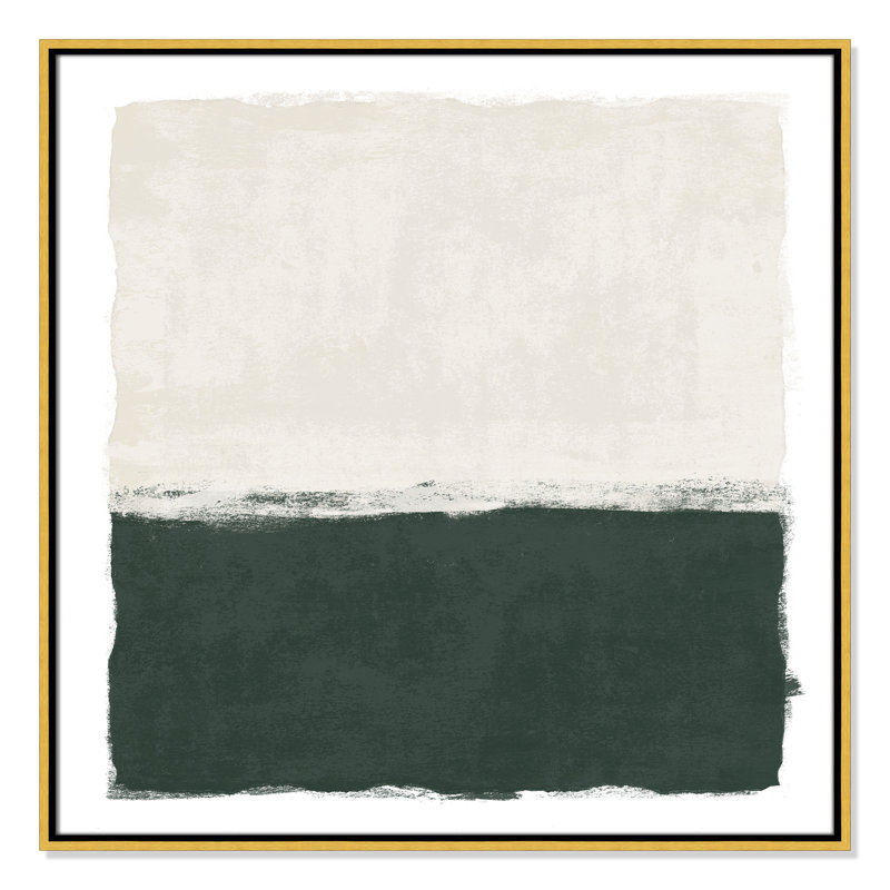 «Primal Forest II - Square Vesrion Print» par Natalie Carpentieri, H 31,5 po x l 31,5 po, Doré