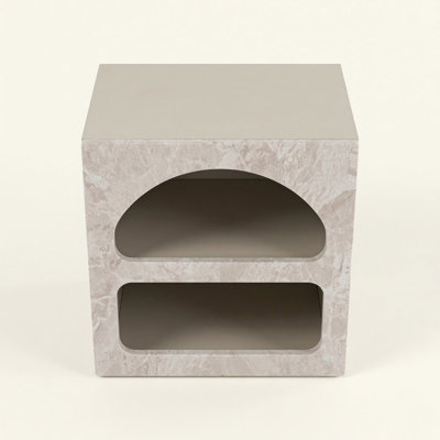 Aurelia Arched Open Shelf Nightstand