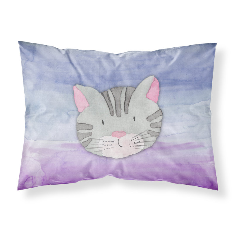 Tête de taie d’oreiller chat