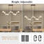 Lustre à 11 lumières de style lustre linéaire moderne pour îlot de cuisine