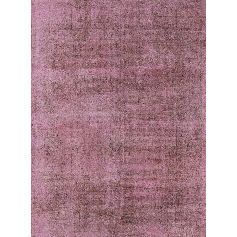 Tapis rose à motif abstrait Rupelmonde, Round 5'