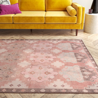 Asuncin Polyester Machine Washable Performance Rug